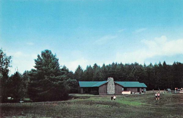 Brantingham New York Camp Aldersgate Dining Hall Vintage Postcard JA7471887