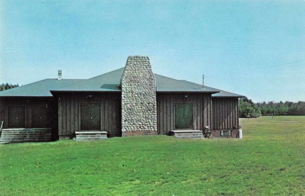 Brantingham New York Camp Aldersgate Fellowship Hall Vintage Postcard JA7471888