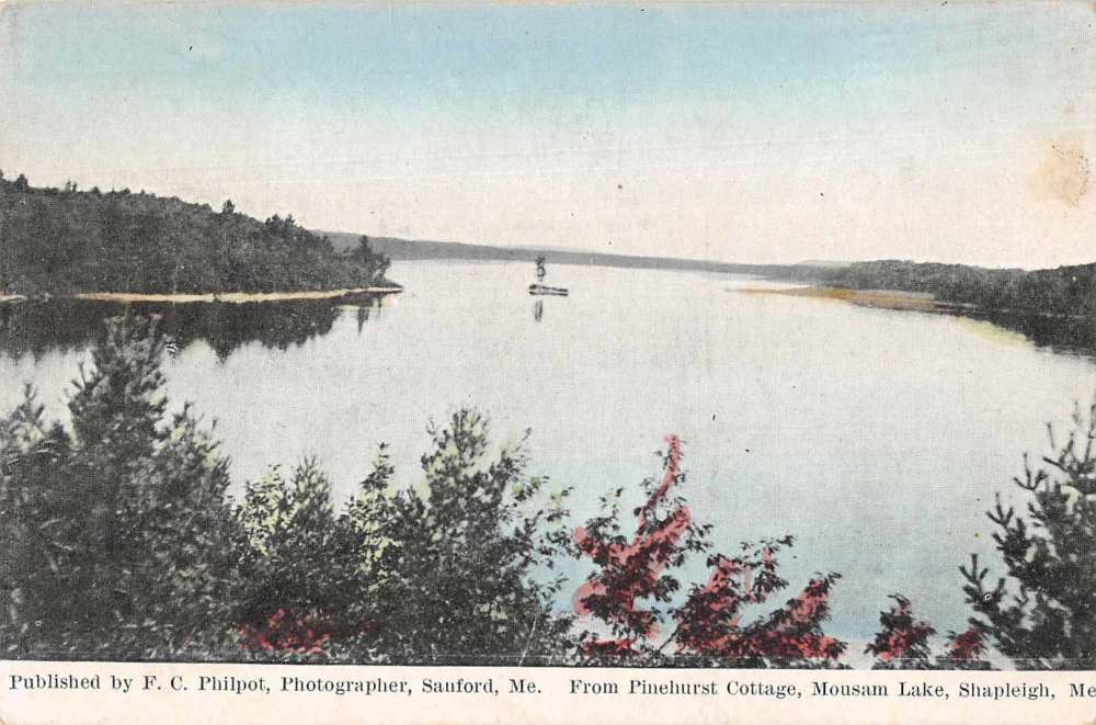 Shapleigh Maine Mousam Lake View from Pinehurst College Postcard ...