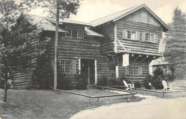 Raybrook New York store restaurant Pioneer Village Cabins antique pc Z51175