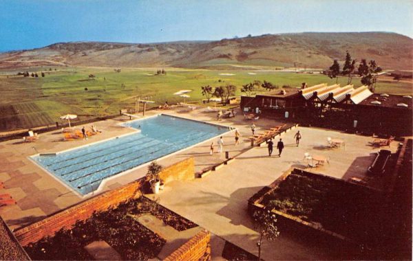 Rancho La Costa California Hotel And Spa Pool View Vintage Postcard KA688643