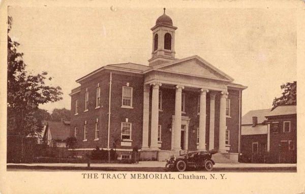 Chatham New York The Tracy Memorial Vintage Postcard JD933473