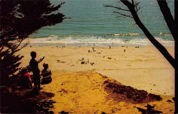 Watsonville California Camp St Francis Monterey Bay Beach Postcard JE229176