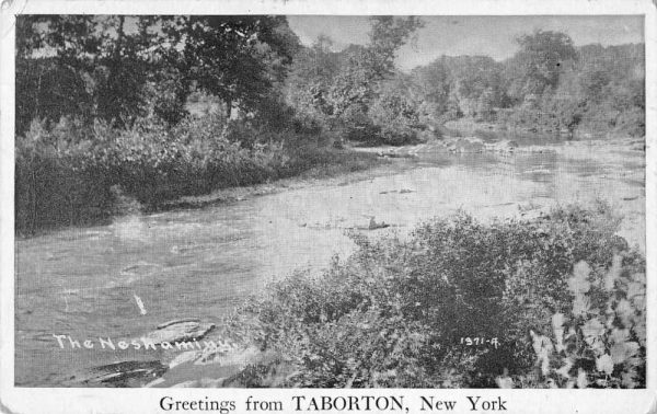 Taborton New York Greetings Neshaminy Creek Vintage Postcard JE229631