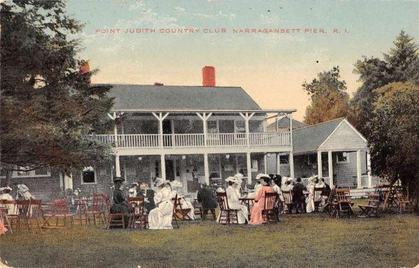 Narragansett Pier Rhode Island Point Judith Country Club antique pc ZD549590