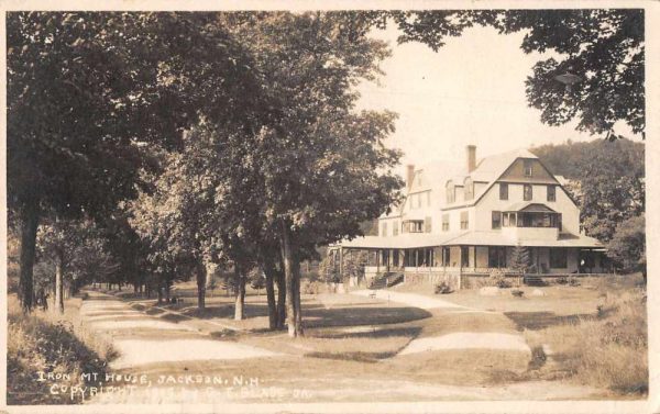 Jackson New Hampshire Iron Mountain House Scenic View Real Photo PC JF685109