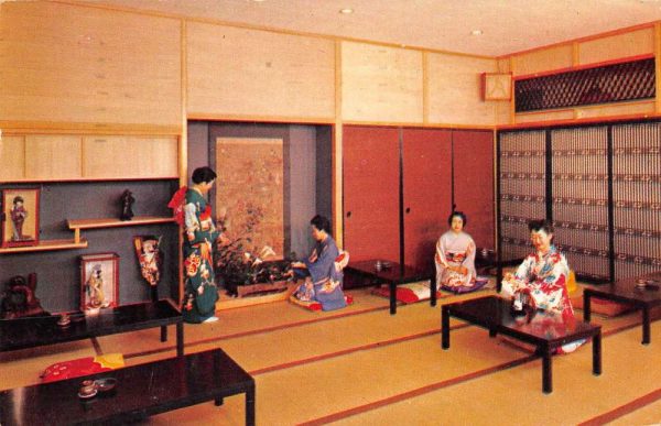 San Francisco California interior Tokyo Sukiiyaki restaurant vintage pc ZA441409