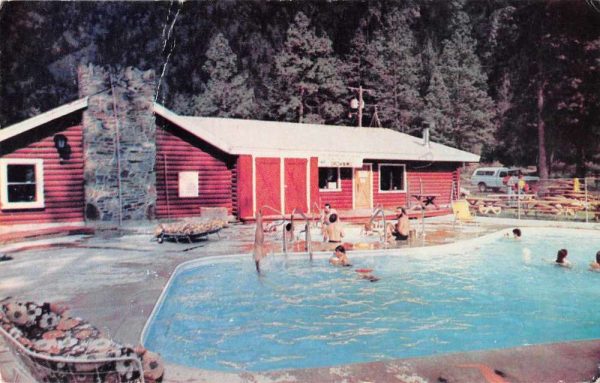 St Regis Montana Quinn's Hot Springs Resort Swimming Pool Postcard JF685897