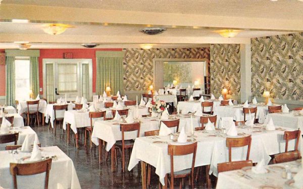 Hoxie Rhode Island Holland House Dining Room Vintage Postcard JF235465