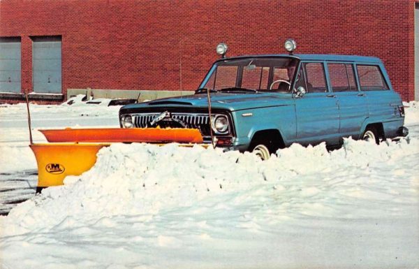 Cleveland Ohio Meyer Snow Plows for Jeep Wagoneer ad vintage pc ZC548772