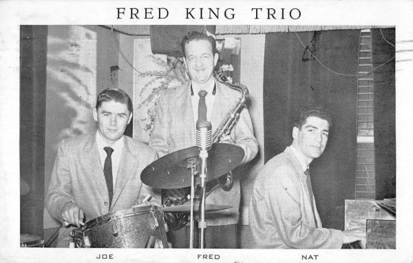 Canton Massachusetts Fred King Trio sax clarinet piano drums vintage pc ZC548867