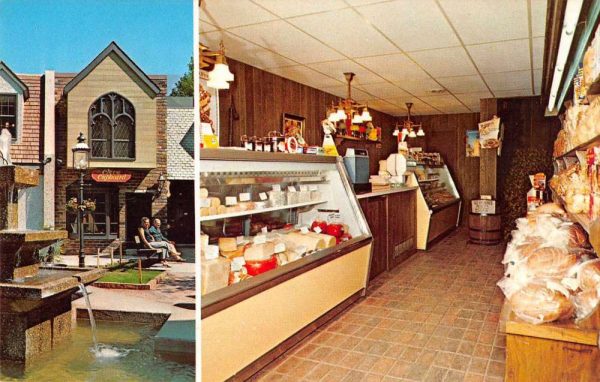 Gatlinburg Tennessee Cheese Cupboard Store Interior Vintage Postcard JH230320