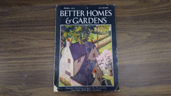 Better Homes and Gardens Magazine April 1931 J81555