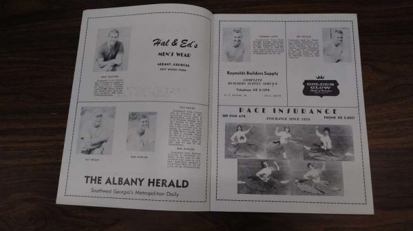 Albany HI vs Valdosta HI Mills Memorial Stadium Football 1959 Program J81570 - Image 2