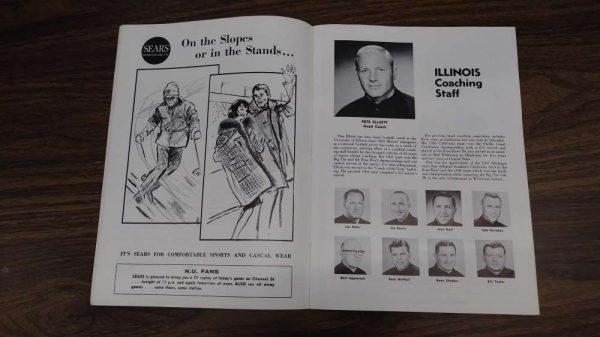 Northwestern vs Illinois Football 1965 Program J81571 - Image 3