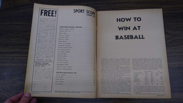 Sportscope Baseball Sports 1960 Magazine J81580 - Image 2