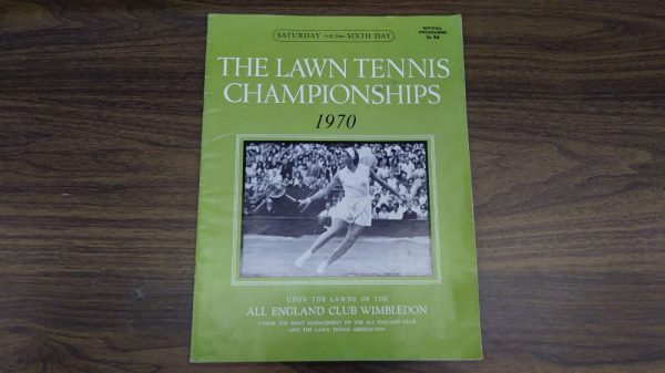 The Lawn Tennis Championships Club Wimbledon 1970 Program J81585