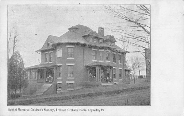 Loysville Pennsylvania Tressler Orphans Home Kunkel Nursery Postcard JH230676