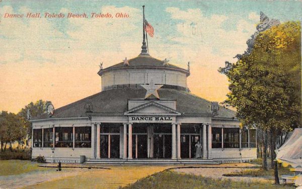 Toledo Ohio Toledo Beach Dance Hall Vintage Postcard JI657189