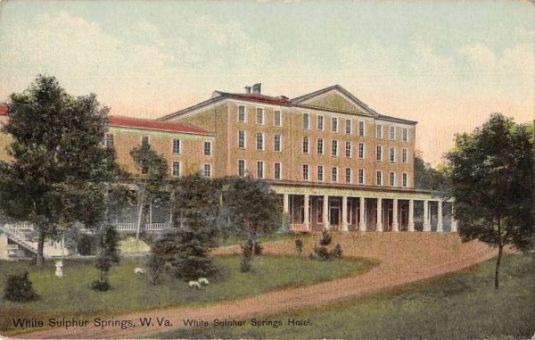 White Sulphur Springs West Virginia White Sulphur Springs Hotel PC JI657554