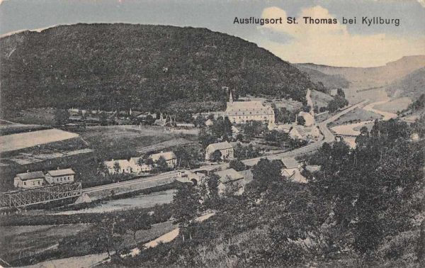 Kyllburg Germany Ausflugsort St. Thomas Birds Eye View Vintage Postcard JI658275