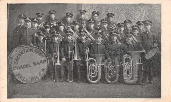 Fall River Salvation Army Citadel Band Vintage Postcard JI658499