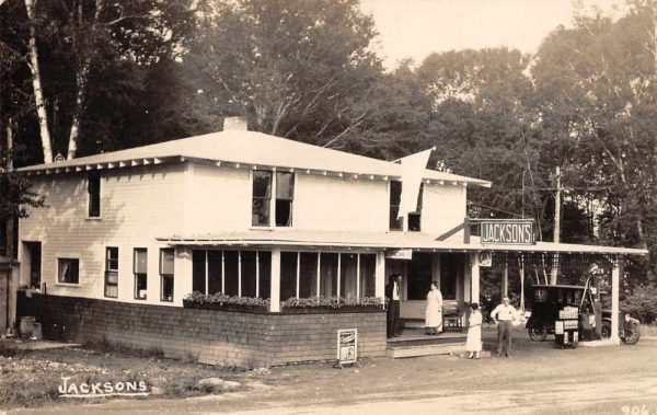 Davenport Iowa Jacksons Turnbulls Ice Cream Gas Station Real Photo PC JJ658634