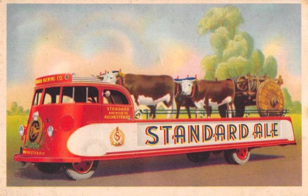 Rochester New York Standard Ale Brewing Co Parade Float Postcard JJ658867