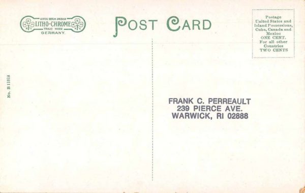 Norwich Connecticut Central Fire Station Vintage Postcard JJ649071 - Image 2