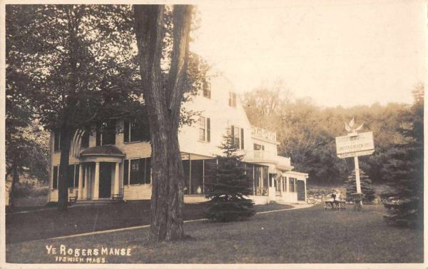 Ipswich Massachusetts Ye Rogers Manse Real Photo Vintage Postcard JJ649270