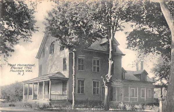 Mountain View New Jersey Mead Homestead Exterior Vintage Postcard JJ649332