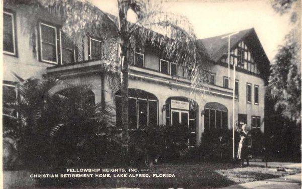 Lake Alfred Florida woman at Christian Retirement Home antique pc ZE686349