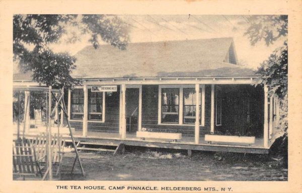 Helderberg Mts New York The Tea House at Camp Pinnacle antique pc ZE686387