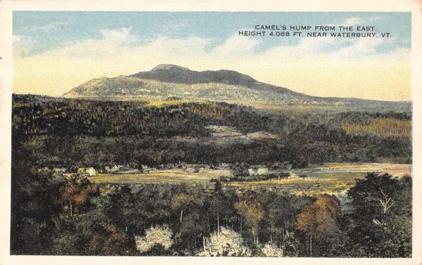 Waterbury Vermont Camel's Hump from the East Vintage Postcard JJ649810