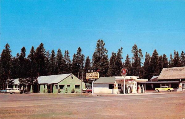 W. Yellowstone Montana Pete's Motel, Landromat & Sinclair Products pc BB202