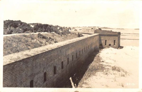 Fernandina Florida fortress bastion Fort Clinch State Park real photo pc BB791