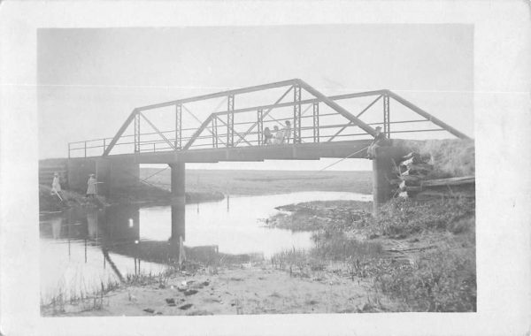 Big Sioux South Dakota Bridge Real Photo Vintage Postcard KK100