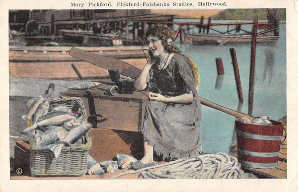 Hollywood California Mary Pickford at Pickford-Fairbanks Studios pc BB1220