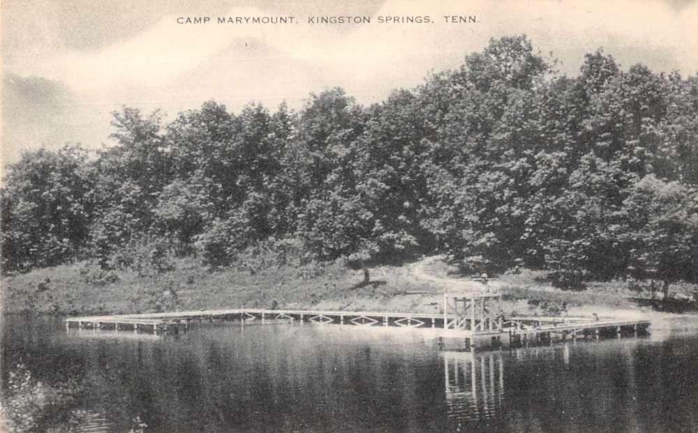 Kingston Springs Tennessee Camp Marymount Vintage Postcard AA8927 ...