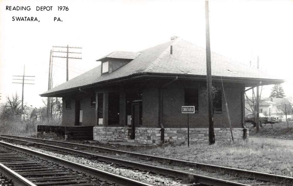 Reading Train Depot Railroad Station 1976 Swatara Pennsylvania Postcard ...