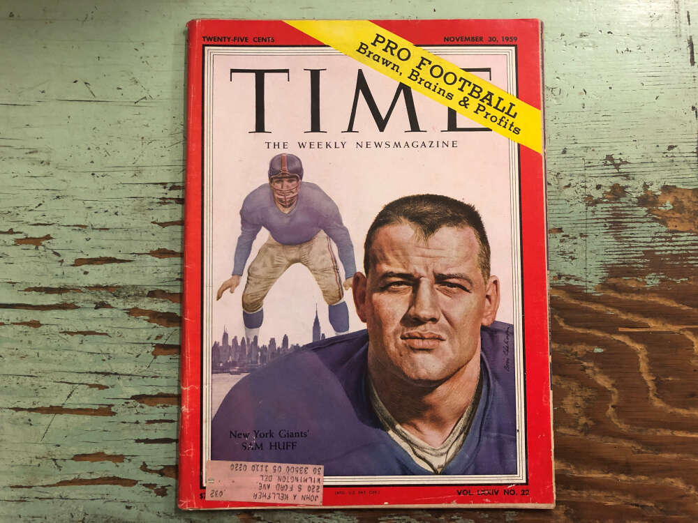 Time Magazine November 1959 New York Giants Sam Huff Football AA26174 -  Mary L. Martin Ltd. Postcards