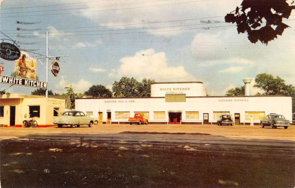 Slidell Louisiana White Kitchen Restaurant Vintage Postcard AA30150 ...