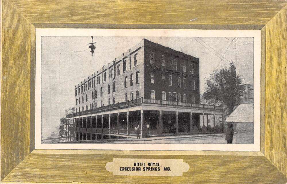 Excelsior Springs Missouri Hotel Royal Vintage Postcard Mary L Martin Ltd Postcards