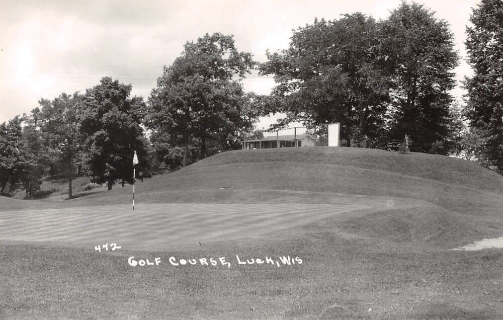 Luck Wisconsin Golf Course Real Photo Vintage Postcard AA37587 Mary L