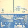 Washington DC Bassin's Corner Cafe Restaurant Fold Out Menu Postcard AA59960