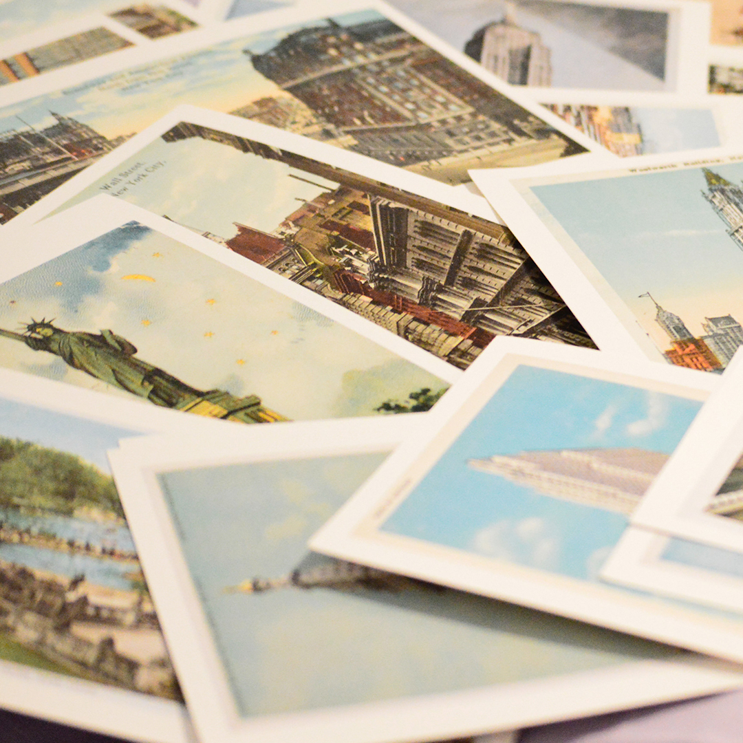 collection of postcards