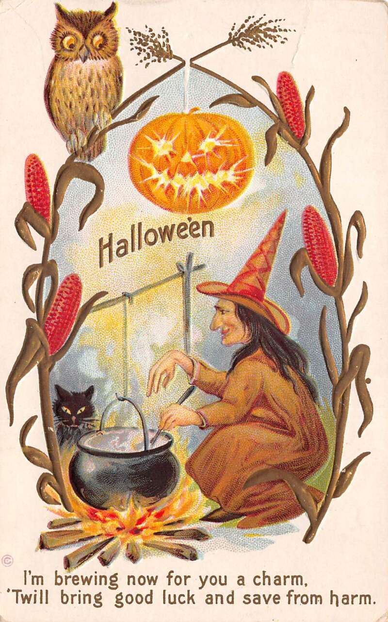 halloween witches vintage