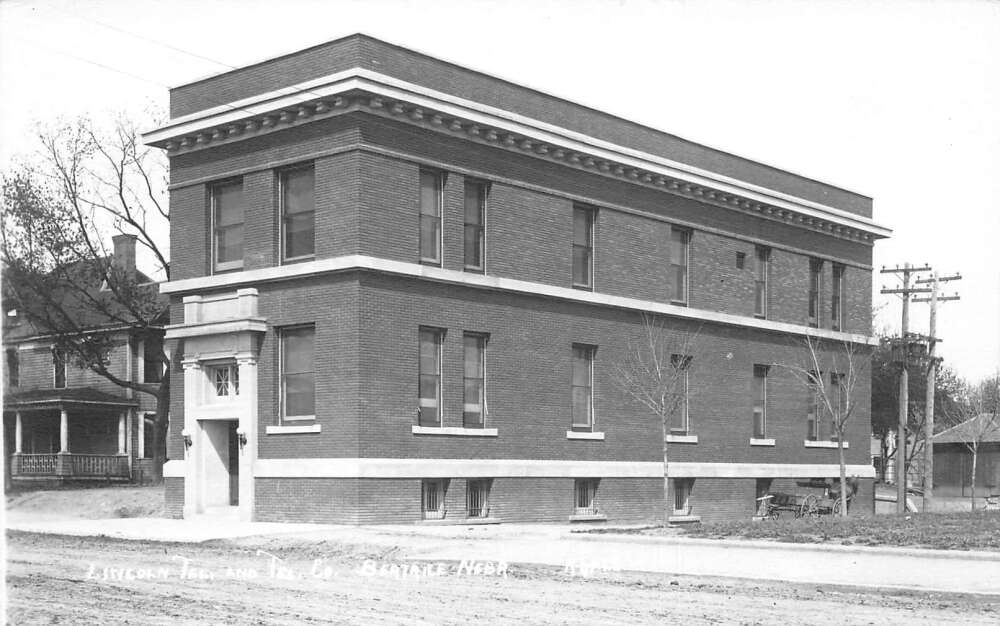 Beatrice Nebraska Lincoln Telephone Co Real Photo Vintage Postcard AA69332