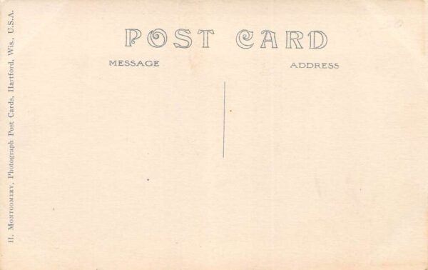 Weyauwega Wisconsin Hotel Hutchinson Real Photo Vintage Postcard U5271 - Image 2