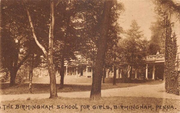 Birmingham Pennsylvania The Birmingham School For Girls, Vintage PC U14589